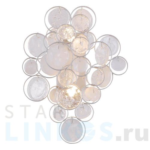 Купить с доставкой Настенный светильник Crystal Lux Deseo AP2 Silver в Туле