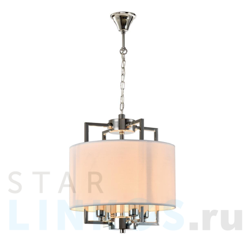 Купить Подвесная люстра iLamp Divole P9505-4 NIC за 23 290 руб. в Туле Купить с доставкой Подвесная люстра iLamp Divole P9505-4 NIC в Туле