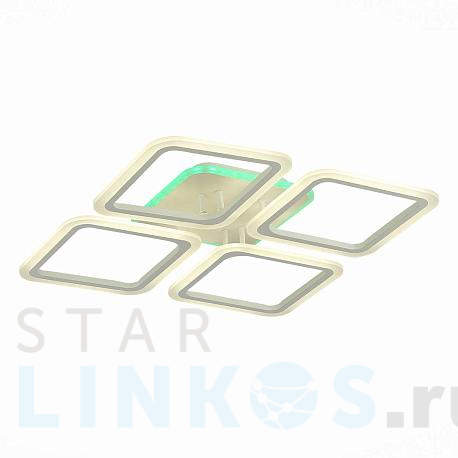 Купить Потолочная светодиодная люстра Evoluce Qutro SLE200452-04RGB за 8 960 руб. в Туле фото 2 Купить с доставкой Потолочная светодиодная люстра Evoluce Qutro SLE200452-04RGB в Туле фото 2