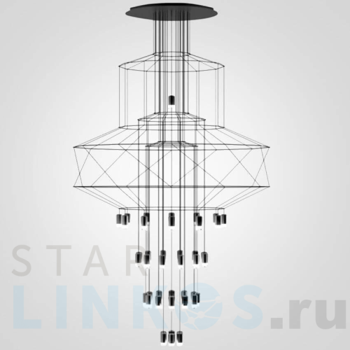 Купить с доставкой Подвесная люстра Imperium Loft Vibia Wireflow 75394-22 в Туле