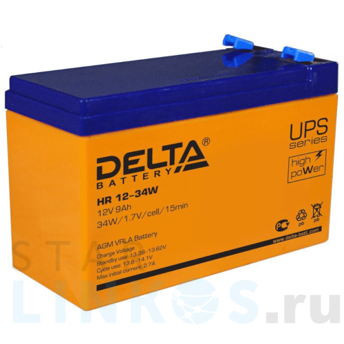 Купить с доставкой Аккумулятор Delta HR 12-34 W в Туле