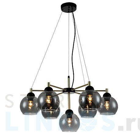Купить Подвесная люстра Indigo Grappoli 11029/7P Black V000216 за 21 620 руб. в Туле фото 2 Купить с доставкой Подвесная люстра Indigo Grappoli 11029/7P Black V000216 в Туле фото 2