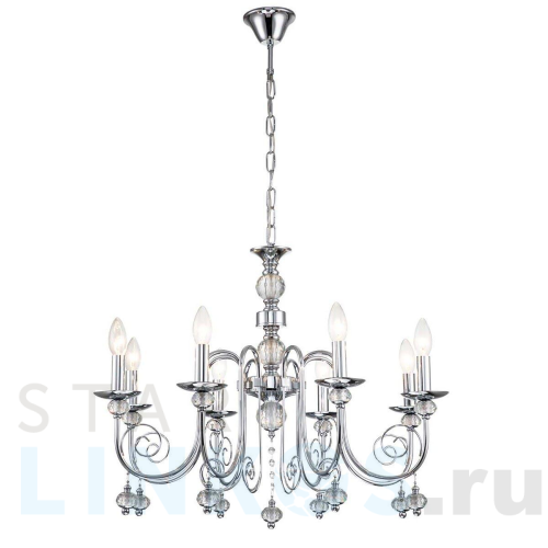 Купить Подвесная люстра Escada Shine 678/8PL Chrome за 20 830 руб. в Туле Купить с доставкой Подвесная люстра Escada Shine 678/8PL Chrome в Туле