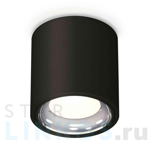 Купить с доставкой Комплект накладного светильника Ambrella light Techno Spot XS7532011 SBK/PSL черный песок/серебро полированное (C7532, N7023) в Туле