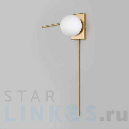 Купить с доставкой Настенный светильник Eurosvet Fredo 40034/1 латунь в Туле