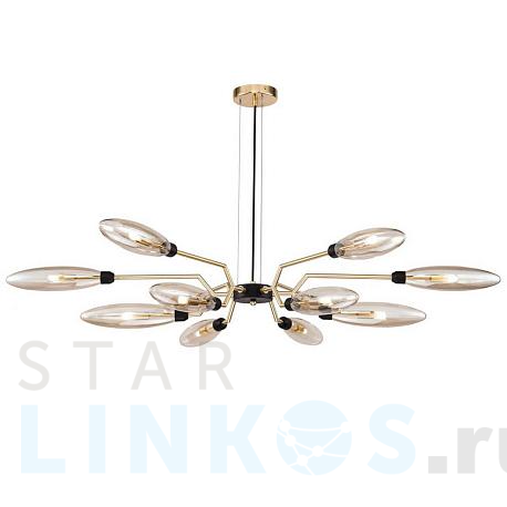 Купить Подвесная люстра Maytoni Ventura MOD012CL-12G за 54 616 руб. в Туле фото 2 Купить с доставкой Подвесная люстра Maytoni Ventura MOD012CL-12G в Туле фото 2