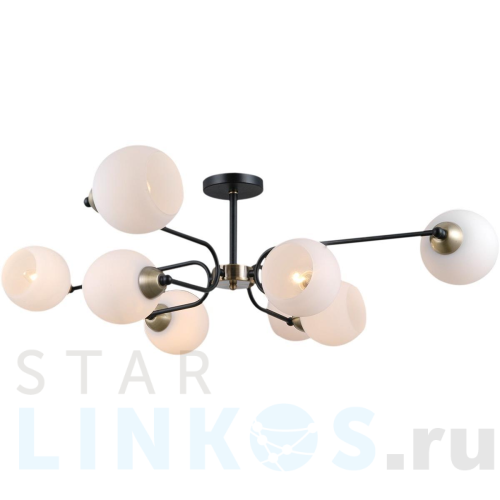 Купить Потолочная люстра Illumico IL0249-8CSQ-79 BK AB за 9 980 руб. в Туле Купить с доставкой Потолочная люстра Illumico IL0249-8CSQ-79 BK AB в Туле