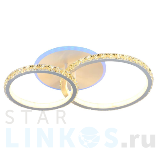 Купить Потолочная светодиодная люстра Profit Light 8052/2 WHT за 4 641 руб. в Туле Купить с доставкой Потолочная светодиодная люстра Profit Light 8052/2 WHT в Туле