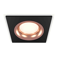 Купить Комплект встраиваемого светильника Ambrella light Techno Spot XC7632006 SBK/PPG черный песок/золото розовое полированное (C7632, N7015) в Туле