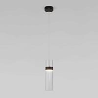 Купить Подвесной светодиодный светильник Eurosvet Lumen 50244/1 Led черный/прозрачный в Туле