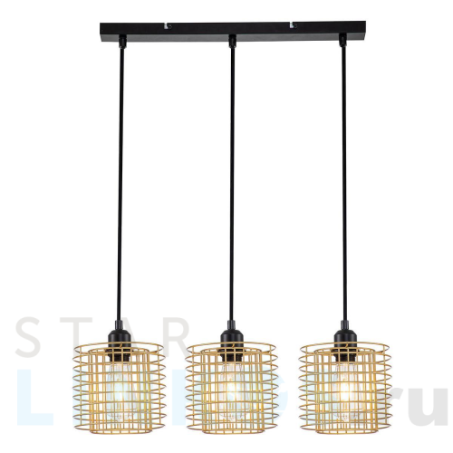 Купить Подвесной светильник Escada Grid 10190/3S Gold за 12 830 руб. в Туле Купить с доставкой Подвесной светильник Escada Grid 10190/3S Gold в Туле