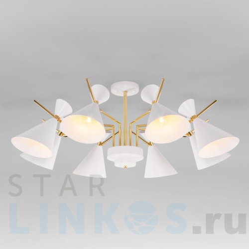 Купить Потолочная люстра Eurosvet Apart 70114/8 белый за 28 500 руб. в Туле Купить с доставкой Потолочная люстра Eurosvet Apart 70114/8 белый в Туле