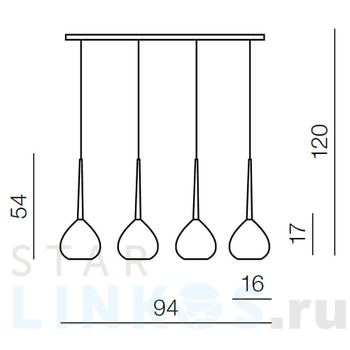 Купить Подвесной светильник Azzardo Aga 4 AZ1068 за 56 140 руб. в Туле фото 2 Купить с доставкой Подвесной светильник Azzardo Aga 4 AZ1068 в Туле фото 2