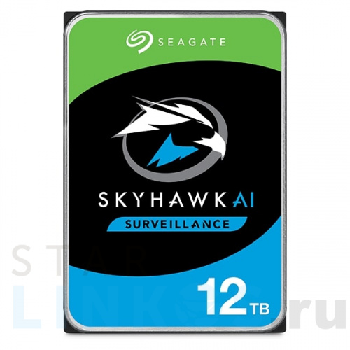 Купить 3.5" HDD 12 Тбайт Seagate SkyHawk AI ST12000VE001 за 51 466.80 руб. в Туле Купить с доставкой 3.5" HDD 12 Тбайт Seagate SkyHawk AI ST12000VE001 в Туле