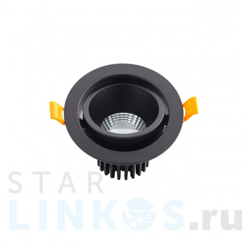 Купить с доставкой Встраиваемый светодиодный светильник Denkirs DK4000-BK в Туле фото 2