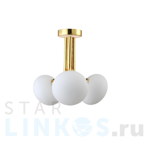 Купить Подвесной светильник Crystal Lux ALICIA SP3 GOLD/WHITE за 3 900 руб. в Туле Купить с доставкой Подвесной светильник Crystal Lux ALICIA SP3 GOLD/WHITE в Туле