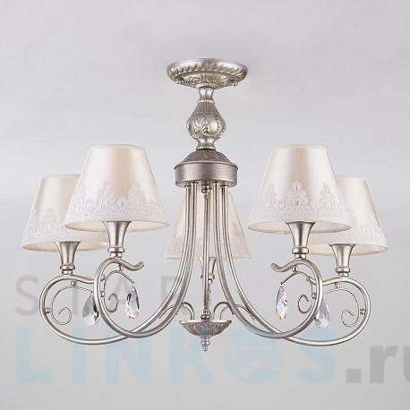 Купить Подвесная люстра Eurosvet 60069/5 серебро за 15 500 руб. в Туле фото 2 Купить с доставкой Подвесная люстра Eurosvet 60069/5 серебро в Туле фото 2