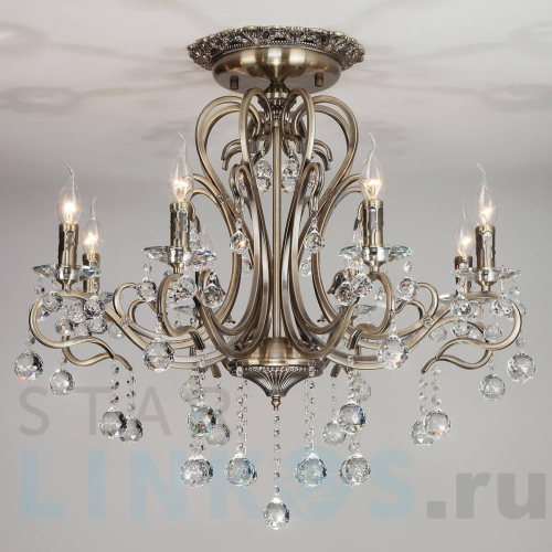 Купить Подвесная люстра Eurosvet 12505/8 античная бронза Strotskis за 43 400 руб. в Туле Купить с доставкой Подвесная люстра Eurosvet 12505/8 античная бронза Strotskis в Туле