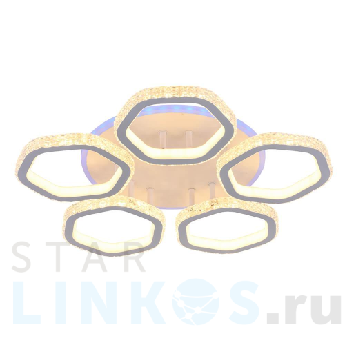 Купить Потолочная светодиодная люстра Profit Light 8046/5 WHT за 5 015 руб. в Туле Купить с доставкой Потолочная светодиодная люстра Profit Light 8046/5 WHT в Туле