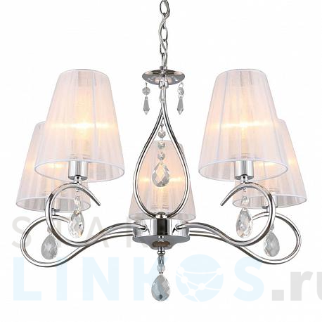 Купить Подвесная люстра Omnilux Molinella OML-56203-05 за 10 240 руб. в Туле фото 2 Купить с доставкой Подвесная люстра Omnilux Molinella OML-56203-05 в Туле фото 2