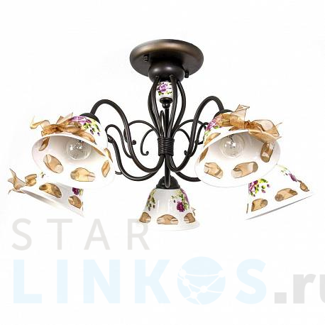 Купить Потолочная люстра Abrasax Emilia MDK9424/5B Coffee за 10 710 руб. в Туле фото 2 Купить с доставкой Потолочная люстра Abrasax Emilia MDK9424/5B Coffee в Туле фото 2