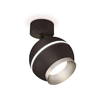 Купить Комплект накладного светильника Ambrella light Techno Spot XM1102003 SBK/MCH черный песок/хром матовый (A2210, C1102, N7033) в Туле