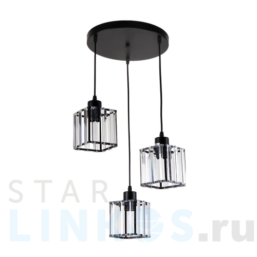 Купить Подвесной светильник IMEX MD.3728-3-P BK за 5 990 руб. в Туле Купить с доставкой Подвесной светильник IMEX MD.3728-3-P BK в Туле