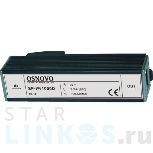 Купить с доставкой Устройство грозозащиты Osnovo SP-IP/1000D в Туле