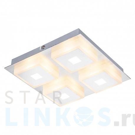 Купить Потолочный светодиодный светильник Globo Quadralla 41111-4 за 21 310 руб. в Туле фото 2 Купить с доставкой Потолочный светодиодный светильник Globo Quadralla 41111-4 в Туле фото 2