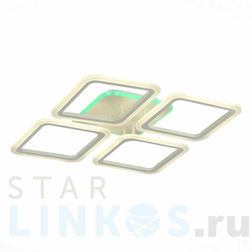 Купить Потолочная светодиодная люстра Evoluce Qutro SLE200452-04RGB за 8 960 руб. в Туле Купить с доставкой Потолочная светодиодная люстра Evoluce Qutro SLE200452-04RGB в Туле