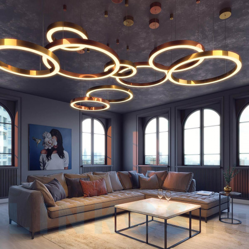 Купить с доставкой Подвесной светодиодный светильник Odeon Light L-vision Brizzi 3885/35LG в Туле фото 3