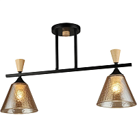 Купить Спот Reluce 04864-0.3-02 BK+WOOD в Туле