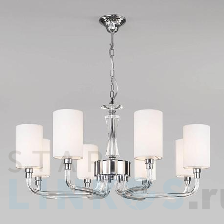 Купить Подвесная люстра Eurosvet Catania 60120/8 хром Smart за 33 800 руб. в Туле фото 2 Купить с доставкой Подвесная люстра Eurosvet Catania 60120/8 хром Smart в Туле фото 2