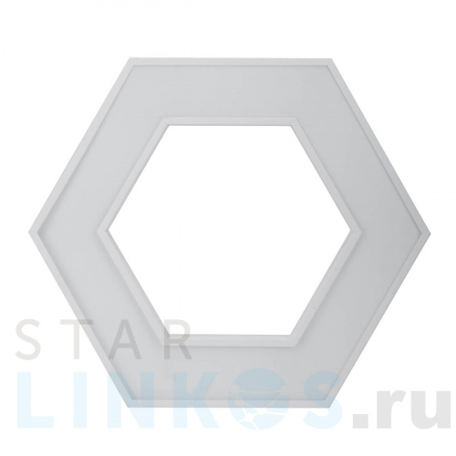 Купить с доставкой Подвесной светодиодный cветильник Geometria ЭРА Hexagon SPO-123-W-40K-045 45Вт 4000К белый Б0050554 в Туле фото 4
