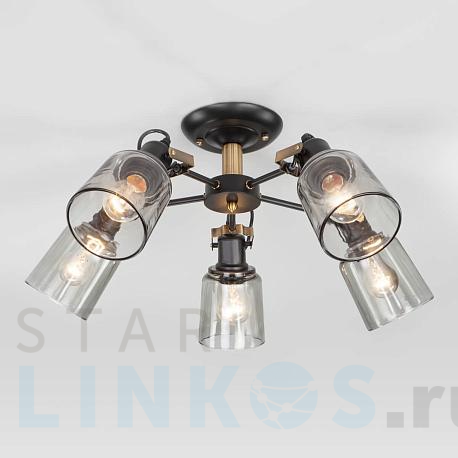 Купить Потолочная люстра Eurosvet Astor 70111/5 черный за 11 500 руб. в Туле фото 2 Купить с доставкой Потолочная люстра Eurosvet Astor 70111/5 черный в Туле фото 2