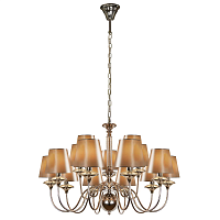 Купить Подвесная люстра iLamp Rolling P2406-10+5 Nickel в Туле