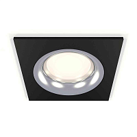 Купить Комплект встраиваемого светильника Ambrella light Techno Spot XC7632003 SBK/PSL черный песок/серебро полированное (C7632, N7012) в Туле