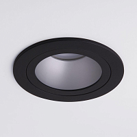 Купить Встраиваемый светильник Elektrostandard 122 MR16 серебро/черный a053354 в Туле