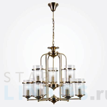Купить Подвесная люстра Eurosvet 60040/9 античная бронза за 25 600 руб. в Туле фото 2 Купить с доставкой Подвесная люстра Eurosvet 60040/9 античная бронза в Туле фото 2