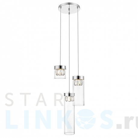 Купить Подвесной светильник Zumaline Gem P0389-03D-F4AC за 44 380 руб. в Туле фото 2 Купить с доставкой Подвесной светильник Zumaline Gem P0389-03D-F4AC в Туле фото 2