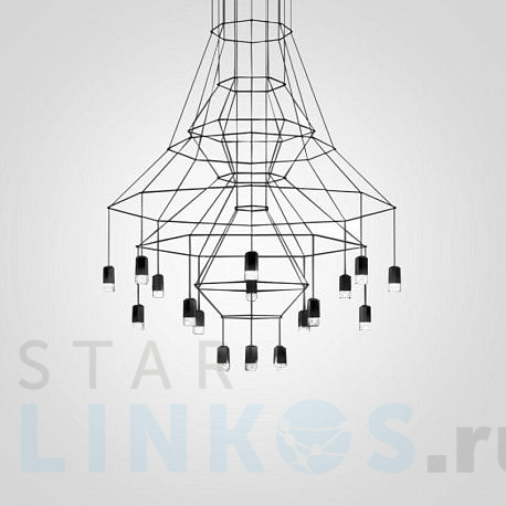 Купить Подвесная люстра Imperium Loft Vibia Wireflow 75118-22 за 77 520 руб. в Туле фото 2 Купить с доставкой Подвесная люстра Imperium Loft Vibia Wireflow 75118-22 в Туле фото 2