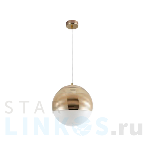 Купить Подвесной светильник Crystal Lux Optima SP1 Gold D300 за 9 000 руб. в Туле Купить с доставкой Подвесной светильник Crystal Lux Optima SP1 Gold D300 в Туле