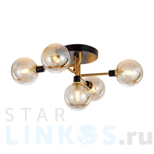 Купить Потолочная люстра Moderli Smolly V2060-5C за 19 690 руб. в Туле Купить с доставкой Потолочная люстра Moderli Smolly V2060-5C в Туле