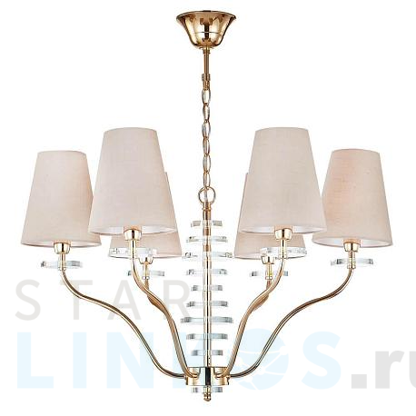 Купить Подвесная люстра Crystal Lux ARMANDO SP6 GOLD за 17 900 руб. в Туле фото 2 Купить с доставкой Подвесная люстра Crystal Lux ARMANDO SP6 GOLD в Туле фото 2