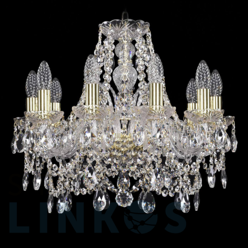 Купить Подвесная люстра Bohemia Ivele 1411/10/160 G за 41 980 руб. в Туле Купить с доставкой Подвесная люстра Bohemia Ivele 1411/10/160 G в Туле