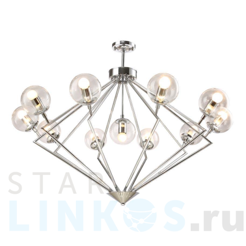 Купить Подвесная люстра Crystal Lux Fabricio SP11 Chrome/Transparente за 10 900 руб. в Туле Купить с доставкой Подвесная люстра Crystal Lux Fabricio SP11 Chrome/Transparente в Туле