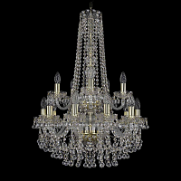 Купить Подвесная люстра Bohemia Ivele 1409/10+5/195/h-83/2d G в Туле