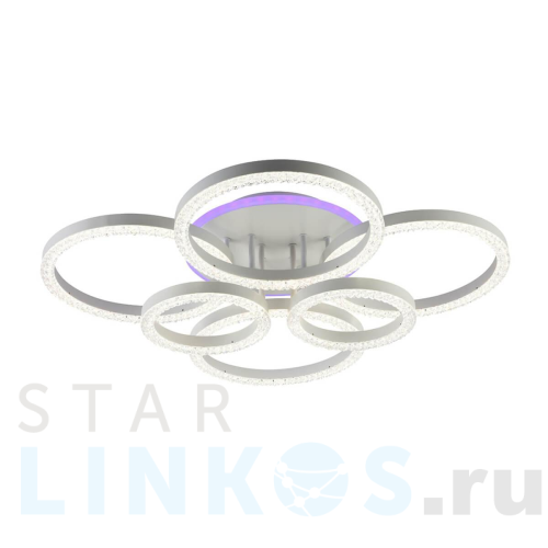 Купить Потолочная светодиодная люстра Profit Light 5894/6 WHT за 8 415 руб. в Туле Купить с доставкой Потолочная светодиодная люстра Profit Light 5894/6 WHT в Туле