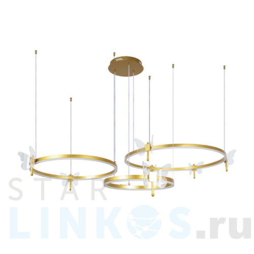 Купить Подвесная светодиодная люстра Arte Lamp Darcy A2187LM-3GO за 37 690 руб. в Туле Купить с доставкой Подвесная светодиодная люстра Arte Lamp Darcy A2187LM-3GO в Туле