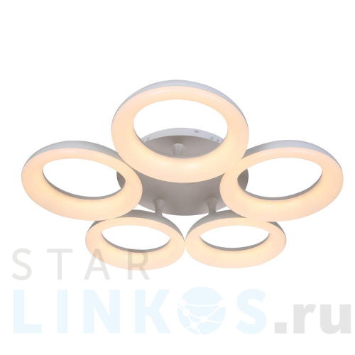 Купить Потолочная светодиодная люстра Gerhort G61177/5WT за 14 260 руб. в Туле Купить с доставкой Потолочная светодиодная люстра Gerhort G61177/5WT в Туле